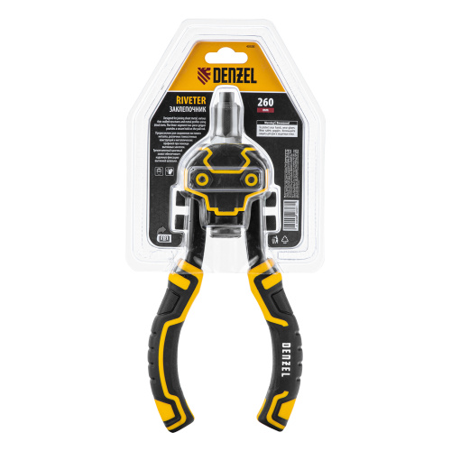 Заклепочник двуручный, заклепки 2,4-3,2-4,0-4,8-6,4 мм Denzel купить в Москве с доставкой по всей России | ProtosMarket.ru