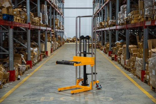 Штабелер гидравлический 0,4 т 1,5 м TOR PF4150R для рулонов купить в Москве с доставкой по всей России | ProtosMarket.ru