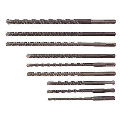 Набор буров по бетону, 6-8-10 х 160, 8-10-12 х 210, 10-12-14 х 260 мм, зубила 4 шт, SDS Plus Matrix купить в Москве с доставкой по всей России | ProtosMarket.ru