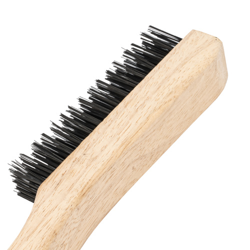 Щетка зачистная пятирядная, закаленная прямая проволока с деревянной ручкой Сибртех купить в Москве с доставкой по всей России | ProtosMarket.ru