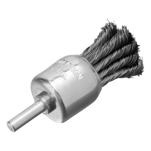 Щетка для дрели, 30 мм, "чашка" со шпилькой, крученая металлическая проволока Matrix по ценам производителя в Казани с доставкой по всей России
