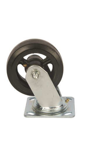 Колесо большегрузное поворотное SCd 55 125 мм обрезиненное (N) купить в Москве с доставкой по всей России | ProtosMarket.ru