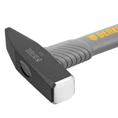 Молоток слесарный, 400 г, кованый, фибергласовая рукоятка c TPR покрытием Denzel купить в Москве с доставкой по всей России | ProtosMarket.ru