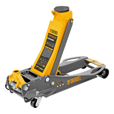 Домкрат гидравлический подкатной, 3,8 т, 110-580 мм, быстрый подъем, низкий подхват, проф. Denzel по ценам производителя в Казани с доставкой по всей России