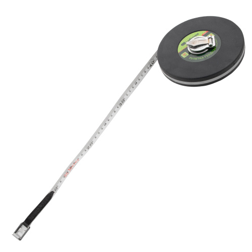 Рулетка геодезическая 30 м х 13 мм, закрытый корпус, фибергласовая лента Сибртех по ценам производителя в Казани с доставкой по всей России