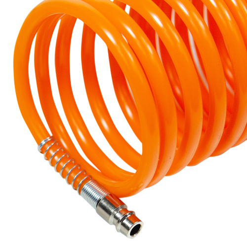 Спиральный воздушный шланг с фитингами Rapid,10 бар, 8х6 мм, 10 м. AERO купить в Москве с доставкой по всей России | ProtosMarket.ru
