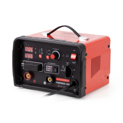 Инверторное пуско-зарядное устройство KVAZARRUS PowerBox 240i, таймер, цветная коробка купить в Москве с доставкой по всей России | ProtosMarket.ru