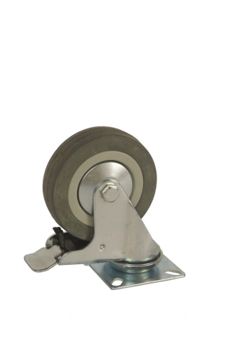 Колесо аппаратное поворотное SCgb 42 100 мм с тормозом (F) по ценам производителя в Казани с доставкой по всей России