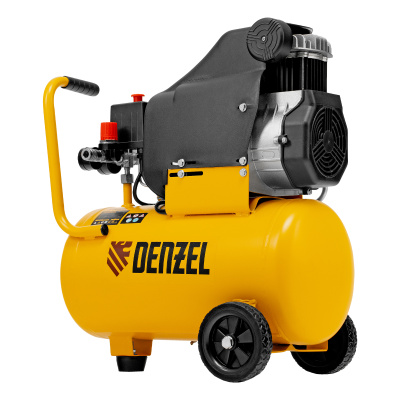 Компрессор воздушный DLC1300/24 безмасляный 1.3 кВт, 24 литра, 206 л/мин Denzel купить в Москве с доставкой по всей России | ProtosMarket.ru