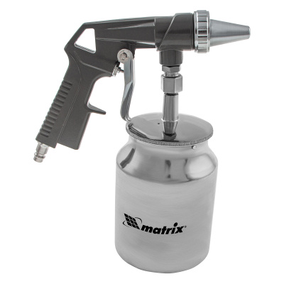 Пистолет пескоструйный с нижним бачком, пневматический Matrix купить в Москве с доставкой по всей России | ProtosMarket.ru