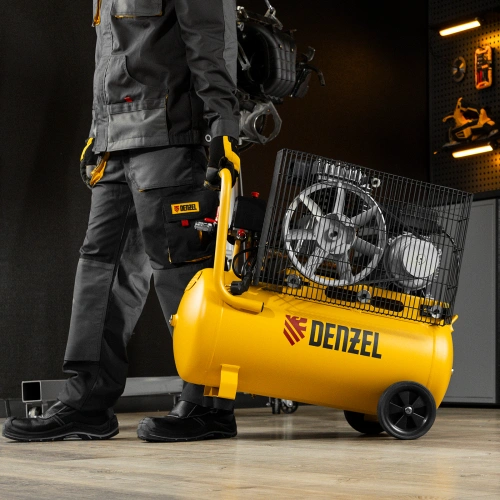 Компрессор воздушный BCI2300/50, ременный привод, 2.3 кВт, 50 литров, 400 л/мин Denzel купить в Москве с доставкой по всей России | ProtosMarket.ru