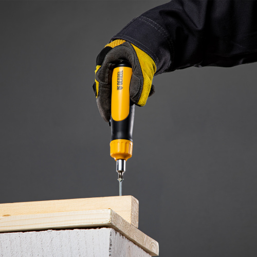 Отвертка реверсивная, механизм SmartPush 12 шт, S2 Denzel купить в Москве с доставкой по всей России | ProtosMarket.ru