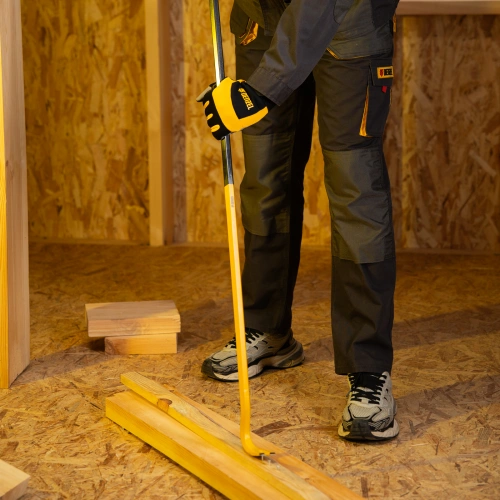 Лом-гвоздодер, 1200 мм, шестигранный 19 мм, окрашенный, сталь 65 Denzel купить в Москве с доставкой по всей России | ProtosMarket.ru