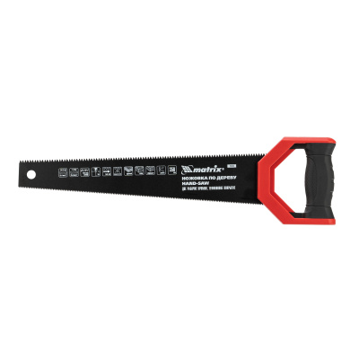 Ножовка по дереву UNIVERSAL, 350 мм, две рабочие кромки 13-14 TPI и 7-8 TPI, тефлоновое покрытие Matrix купить в Москве с доставкой по всей России | ProtosMarket.ru