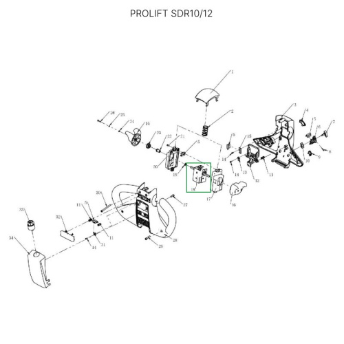 Потенциометр для самоходных штабелеров SDR-S/SDR/SDK по ценам производителя в Казани с доставкой по всей России