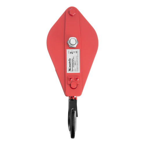 Блок монтажный с крюком, 2 т Matrix по ценам производителя в Казани с доставкой по всей России