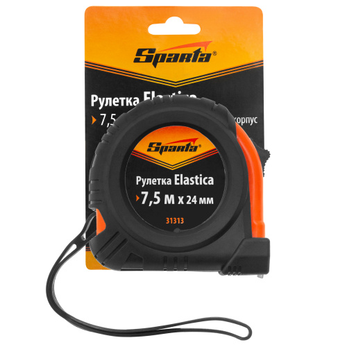 Рулетка Elastica,7,5 м х 24 мм,обрезиненный корпус Sparta по ценам производителя в Казани с доставкой по всей России