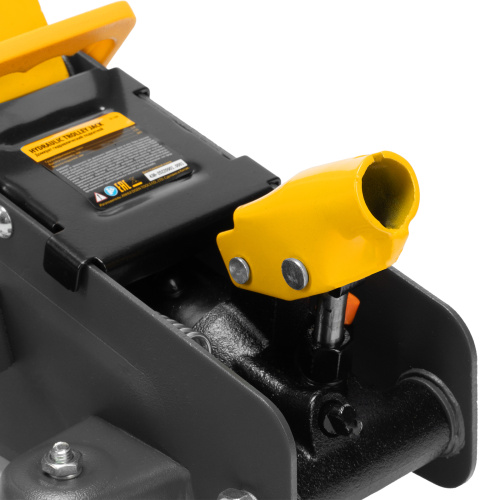 Домкрат гидравлический подкатной с фиксатором, 2,8 т, 135-385 мм Denzel купить в Москве с доставкой по всей России | ProtosMarket.ru