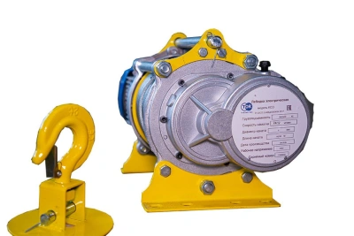 Лебедка электрическая  300/600кг  60/30м с канатом 220В 24м/мин алюминиевый корпус TOR KCD (TSA) по ценам производителя в Казани с доставкой по всей России