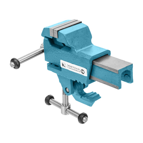 Тиски слесарные, 63 мм, крепление для стола, винтовой зажим (Глазов) купить в Москве с доставкой по всей России | ProtosMarket.ru