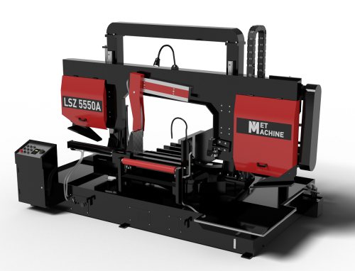 Полуавтоматический ленточнопильный станок с поворотной рамой LSZ5550 по ценам производителя в Казани с доставкой по всей России