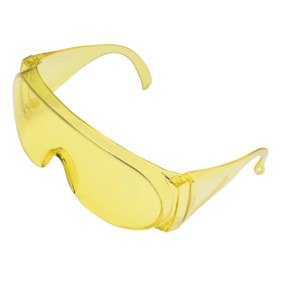 Очки защитные открытого типа, желтые, ударопрочный поликарбонат Сибртех купить в Москве с доставкой по всей России | ProtosMarket.ru