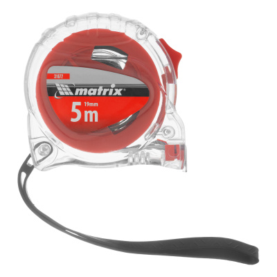 Рулетка Crystal,5 м х 19 мм,корпус из поликарбоната Matrix по ценам производителя в Казани с доставкой по всей России