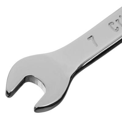 Ключ комбинированный, 7 мм, CrV, полированный хром Matrix по ценам производителя в Казани с доставкой по всей России