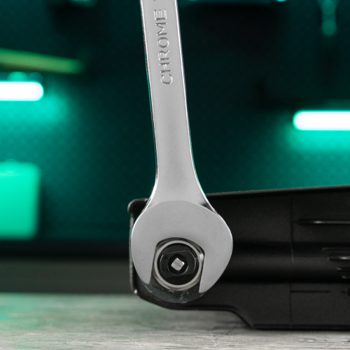 Ключ комбинированный, 28 мм, CrV, матовый хром Stels купить в Москве с доставкой по всей России | ProtosMarket.ru