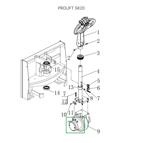 Катушка электромагнитного тормоза для штабелеров SDR/SDK 1.5-2 т, для тележек SK20 по ценам производителя в Казани с доставкой по всей России