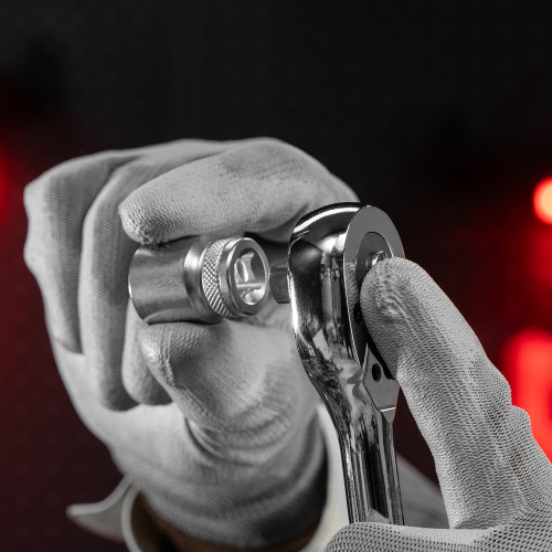 Ключ-трещотка 3/8", CrV, 45 зубьев, с быстрым сбросом, хром Matrix купить в Москве с доставкой по всей России | ProtosMarket.ru