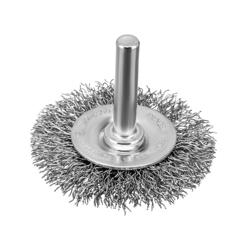 Набор щеток для дрели, 1 Плоская 50мм, 2 Чашки 25-50мм, шпилька, нерж. вит. проволока Denzel по ценам производителя в Казани с доставкой по всей России