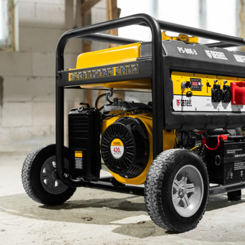 Транспортировочный комплект (колеса и ручки) для генераторов PS Denzel купить в Москве с доставкой по всей России | ProtosMarket.ru