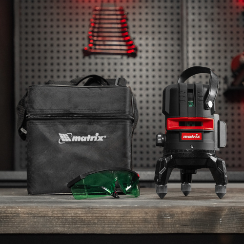 Лазерный уровень ML 06 Green, 30 м, 520 нм, аккумулятор Li 2800 мАч, резьба 5/8" Matrix купить в Москве с доставкой по всей России | ProtosMarket.ru