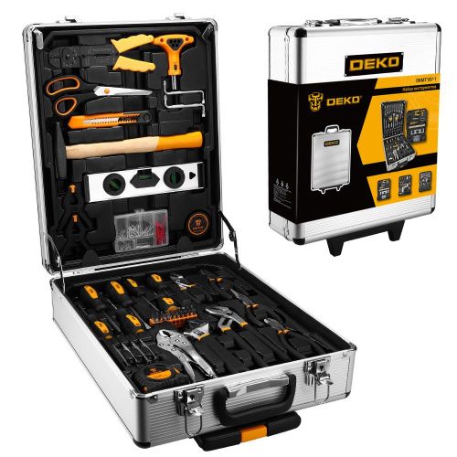 Набор инструментов для дома и авто в чемодане DEKO DKMT187-1 (187 предметов) купить в Москве с доставкой по всей России | ProtosMarket.ru