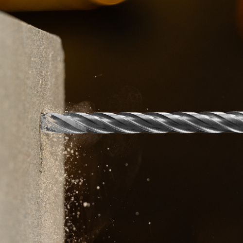 Бур по бетону, цельная крестовая пластина, 8x215 мм, SDS PLUS Denzel по ценам производителя в Казани с доставкой по всей России