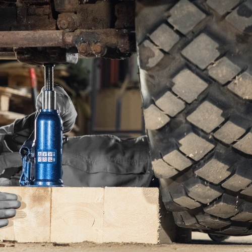 Домкрат гидравлический бутылочный, 8 т, h подъема 222-447 мм Stels купить в Москве с доставкой по всей России | ProtosMarket.ru