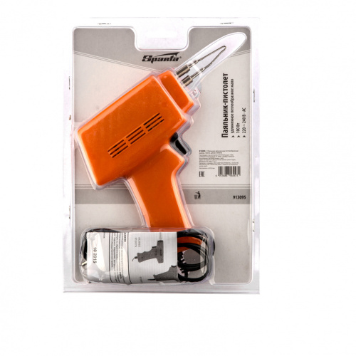 Паяльник с удлиненным петлеобразным жалом, 100 Вт, 220 В Sparta купить в Москве с доставкой по всей России | ProtosMarket.ru