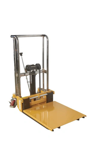 Штабелер гидравлический 0,4 т 0,85 м TOR PJ4085 облегченный по ценам производителя в Казани с доставкой по всей России