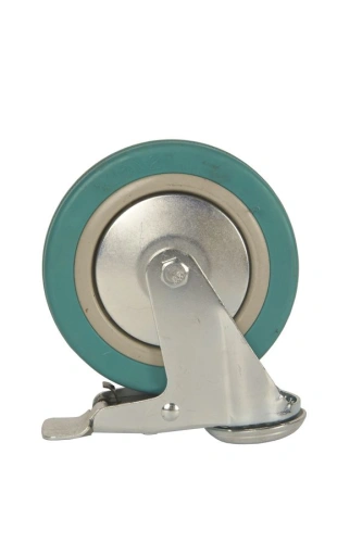 Колесо аппаратное поворотное SChgb 55 125 мм под болт с тормозом (N) купить в Москве с доставкой по всей России | ProtosMarket.ru