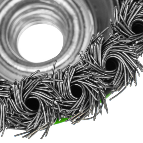 Щетка для УШМ, 75 мм, М14, "чашка", крученая металлическая проволока Сибртех по ценам производителя в Казани с доставкой по всей России