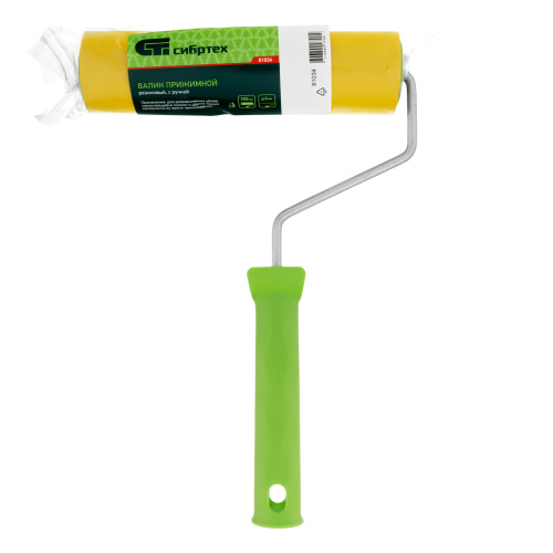Валик прижимной резиновый с ручкой, 180 мм, D ручки 6 мм Сибртех купить в Москве с доставкой по всей России | ProtosMarket.ru