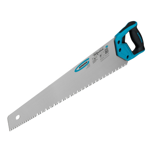 Ножовка по дереву "Piranha", 550 мм, сегментное строение рабочей кромки, 7-8 TPI, зуб-3D, двухкомпонентная рукоятка Gross купить в Москве с доставкой по всей России | ProtosMarket.ru