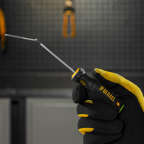 Отвертка PZ0x75 мм, CrV, трехкомпонентная рукоятка Denzel по ценам производителя в Казани с доставкой по всей России