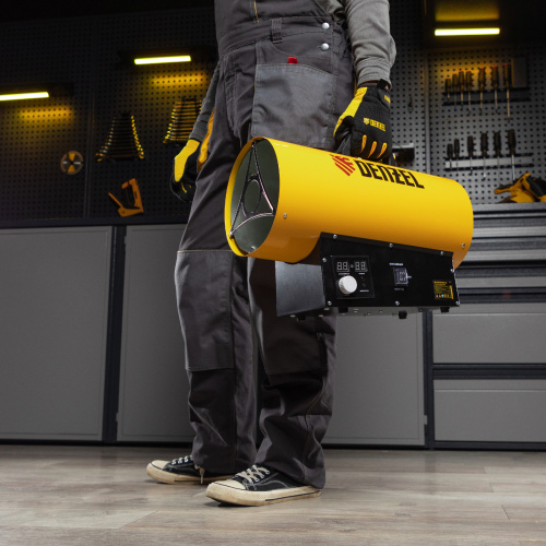 Газовая тепловая пушка GHG-15i, 15 кВт, цифровой термостат, пропан-бутан Denzel по ценам производителя в Казани с доставкой по всей России