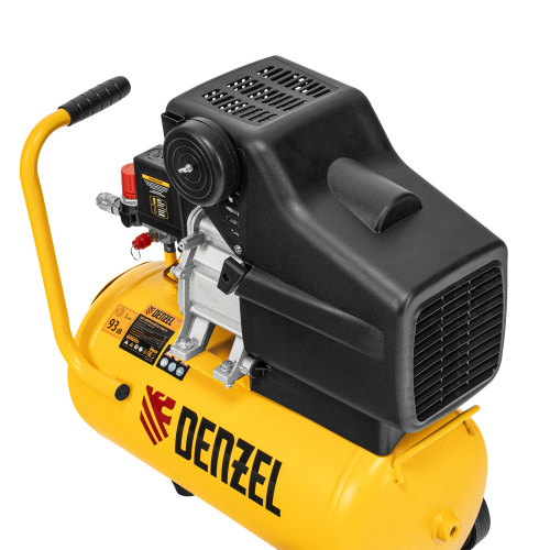 Компрессор воздушный DC1500/24, прямой привод, 1.5 кВт, 24 литра, 220 л/мин Denzel по ценам производителя в Казани с доставкой по всей России