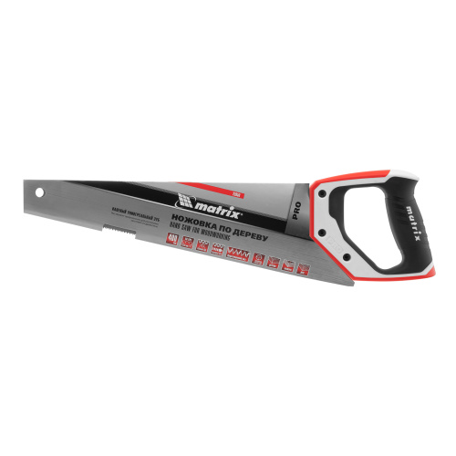 Ножовка по дереву для точных пильных работ, 400 мм, каленый зуб 3D, 14 TPI, трехкомпонентная рукоятка, Pro Matrix купить в Москве с доставкой по всей России | ProtosMarket.ru
