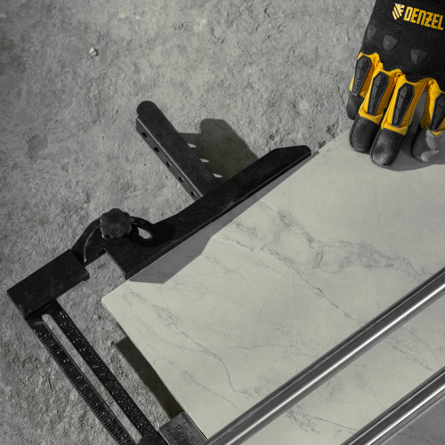 Плиткорез 600х14мм, цельнометал. напр., каретка на подш., стальная станина, рукоятка-пенал Denzel по ценам производителя в Казани с доставкой по всей России