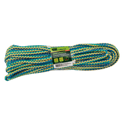 Шнур вязаный полипропиленовый с серд."Радуга", 6 мм, L 20 м, Сибртех по ценам производителя в Казани с доставкой по всей России