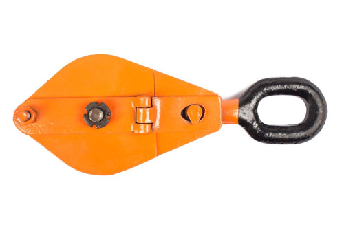 Блок монтажный однорольный с  ушком TOR 0,5 т с откидной щекой купить в Москве с доставкой по всей России | ProtosMarket.ru